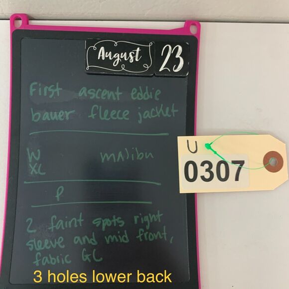 Eddie Bauer First Ascent Jacket Womens XL Extra Large Malibu Fleece Zip Up *READ - Picture 15 of 16